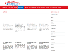 Tablet Screenshot of giaxeoto.vn